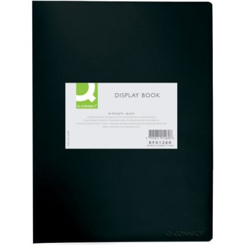 Q-Connect A4 Katalogová kniha 40 kapes černá