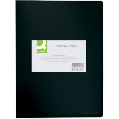 Q-Connect A4 Katalogová kniha 40 kapes černá – Zboží Mobilmania