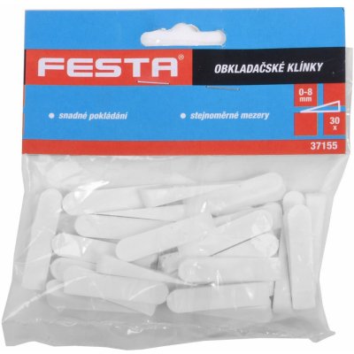 FESTA Klínky plastové 0-8 mm 30 ks – Zboží Mobilmania