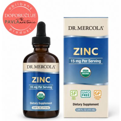 Dr. Mercola Liquid Zinc Drops 115 ml – Hledejceny.cz