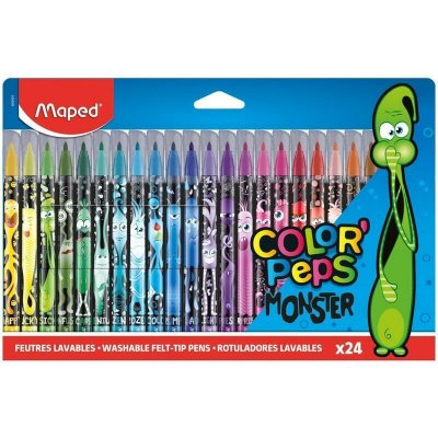 Maped 5401 Dětské fixy Color'Peps Monster 24 ks – Zboží Živě