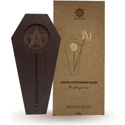 Indie Stojan na vonné tyčinky Pentagram Rakev – Hledejceny.cz