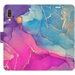 Pouzdro iSaprio flip Colour Marble 02 Samsung Galaxy A40 – Zbozi.Blesk.cz