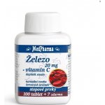 MedPharma Železo 20 mg+Vitamín C 37 tablet – Hledejceny.cz