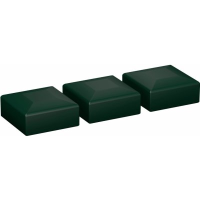 Polargos Krytka PVC k zaslepení sloupku zelená, 7 x 7 cm – Zbozi.Blesk.cz