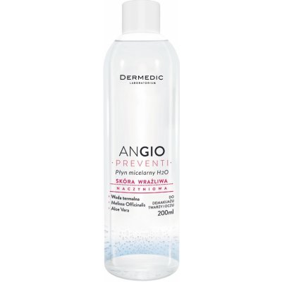 Dermedic micelární voda H20 Angio Preventi 200 ml