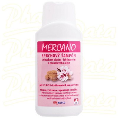 Mercotrade Merco Mercano sprch.šampon 35% ichthyol 250 ml – Zboží Mobilmania