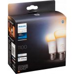 Philips LED žárovka E27 Hue 2ks 8W 75W White Ambiance 2200-6500K stmívatelná – Sleviste.cz