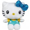 Plyšák Hello Kitty 50.výročí tyrkysová 16 cm