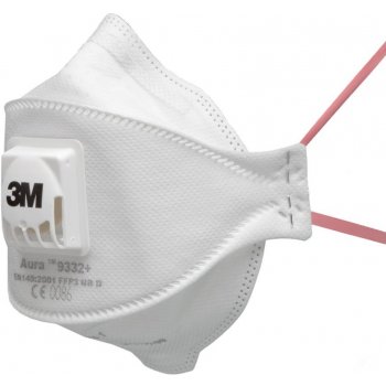 3M Aura 9332+ Skládací respirátor FFP3 NR D s ventilkem