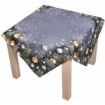 Forbyt Vánoční ubrus Jehličí a baňky CYH5918C 85x85 cm – Zboží Dáma