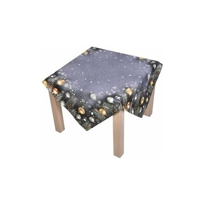 Forbyt Vánoční ubrus Jehličí a baňky CYH5918C 85x85 cm – Zboží Dáma