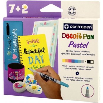 Centropen Decor pen Pastel 2738/7+2