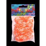RAINBOW LOOM Original gumičky 300 kusov oranžovo biele – Zboží Dáma