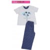 Dětské pyžamo a košilka Dětské pyžamo Make a Wish šedé modré