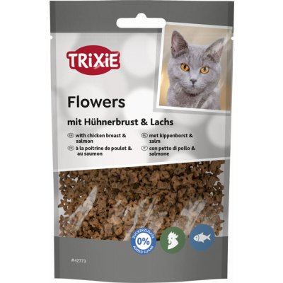 Trixie Flowers s kuřecími prsy a losose 50 g – Hledejceny.cz