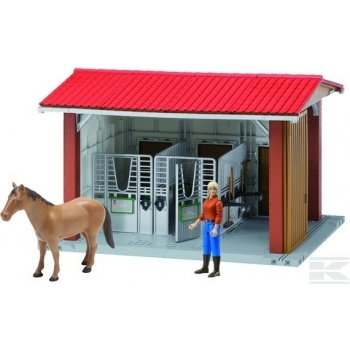Bruder Stáj pro koníky s figurkou koníka a chovatele WORLD 62520