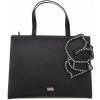 Kabelka Karl Lagerfeld dámská kabelka s aplikací a logem černá