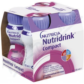 NUTRIDRINK COMPACT S PŘÍCHUTÍ LESNÍHO OVOCE POR SOL 4X125ML