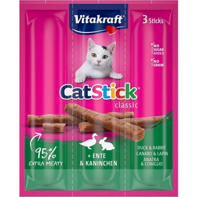 Vitakraft Cat pochoutka Stick mini Rabbit & Duck 3 x 6 g