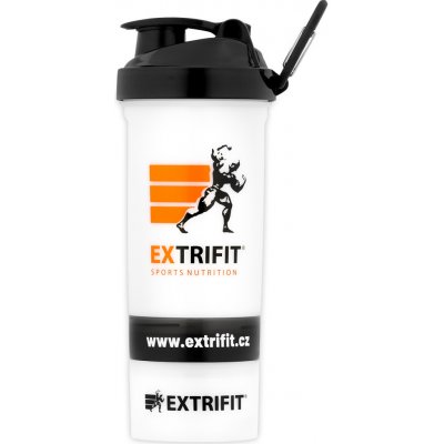 Extrifit Šejkr Triple 600 ml transparent