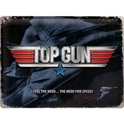 Postershop Plechová cedule: Top Gun The Need for Speed - 40x30 cm