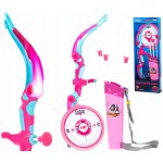 Kik KX6175 hrací set luk s šípy a terčem růžový – Hledejceny.cz