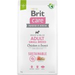 Brit Care Sustainable Adult Small Breed Chicken & Insect 7 kg – Hledejceny.cz