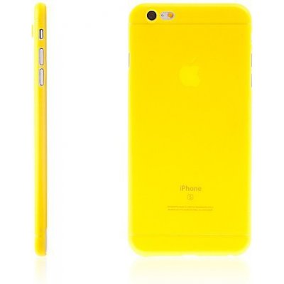Pouzdro AppleMix Apple iPhone 6 Plus / 6S Plus plastové tenké ochrana čočky žluté – Zboží Mobilmania