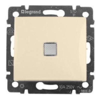 Legrand 774103 VALENA béžová č.6 16AX podsvětlený – Hledejceny.cz