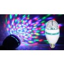 Bulbrot Rotační žárovka RGB LED disco projektor s vypínačem