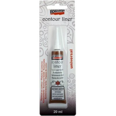 Pentart Kontura univerzální 20ml antická měděná – Hledejceny.cz