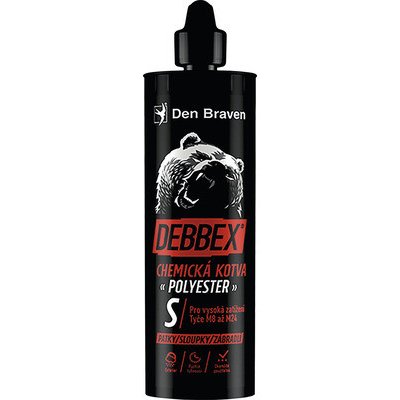 Den Braven - Chemická kotva POLYESTER, kartuše 380 ml, šedá – Hledejceny.cz
