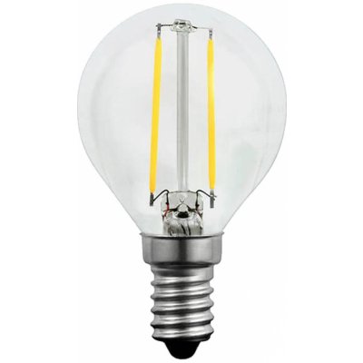 POLUX LED žárovka LED E14 P45 2W = 23W 230lm 3000K Teplá bílá 360° Filament – Zboží Živě
