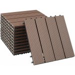 Linder Exclusiv terasové dlaždice 30 x 30 cm akácie 11 ks – Sleviste.cz