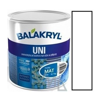 Balakryl Uni mat 0,7 kg bílý