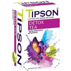 Tipson Bylinný čaj ze Srí Lanky čistící Wellness Detox Tea 20 x 1,3 g