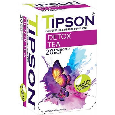 Tipson Bylinný čaj ze Srí Lanky čistící Wellness Detox Tea 20 x 1,3 g