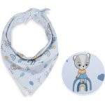 Biante dětský bavlněný šátek Sandra SA-463 Medvídci s balonky na světle modrém – Zboží Dáma