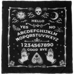 Šátek velký Ouija Spirit Board Skeleton Hands – Zboží Dáma