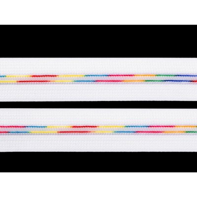 Duhový zip spirálový šíře 6 mm, střední, bílá – Zboží Mobilmania