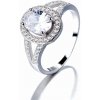 Prsteny Majya Stříbrný prsten MARINA čirý kámen osázený zirkony 10070 5