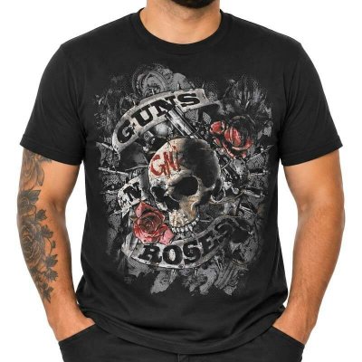 Tričko Guns N´ Roses (hard rockové tričko skupiny GNS) – Hledejceny.cz