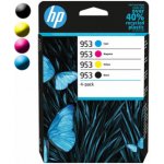 HP 953 originální inkoustová kazeta černá, azurová, purpurová, žlutá 6ZC69AE – Sleviste.cz