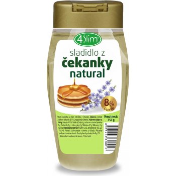 4Slim 100% Čekankový sirup natural čirý 350 g