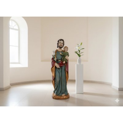 Pro-Tech shop Figura svatého Josefa s Ježíškem 61cm 80172 – Hledejceny.cz