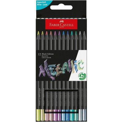Faber Castell 116415 Black Edition Supersoft 12 ks – Sleviste.cz
