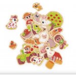 Janod Magnetky Farma dřevěné 24 ks – Zboží Dáma