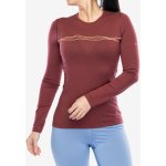 ICEBREAKER Dámské merino tričko s dlouhým rukávem Wmns 200 Oasis LS Crewe Mountain Pulse Port – Sleviste.cz