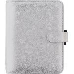 Filofax Saffiano A6 týdenní 2022 stříbrný – Zboží Živě